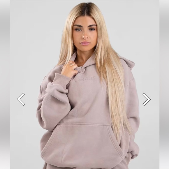 Tops - Comfrt Signature fit hoodie in Bark